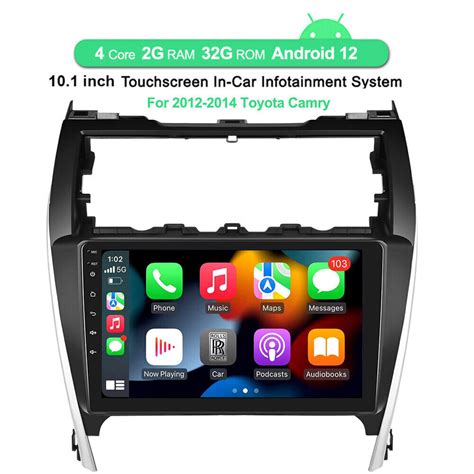 For Toyota Camry Apple Carplay Car Radio Android Gps Navi