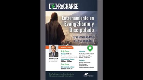 Entrenamiento En Evangelismo Y Discipulado Transformandote A Ti Y Al