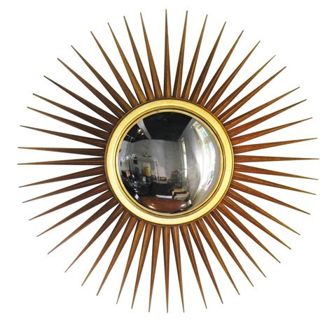 Vintage Sun Convex Mirror By Arturo Pani