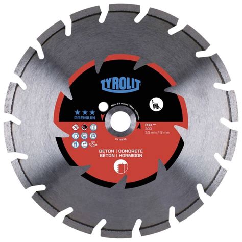 Tyrolit Joint Cutting Blade Old Concrete Dxdxh X X Fsc Form