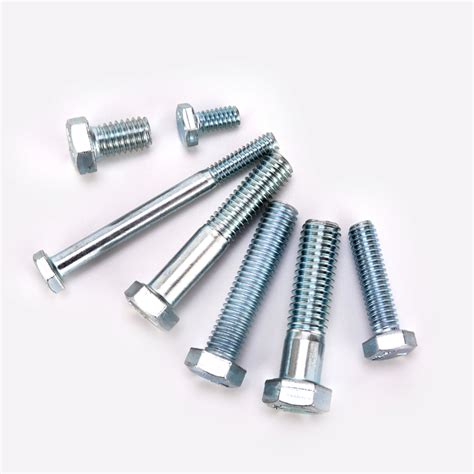 ANC BSW High Strength White Zinc Plated Hex Bolts