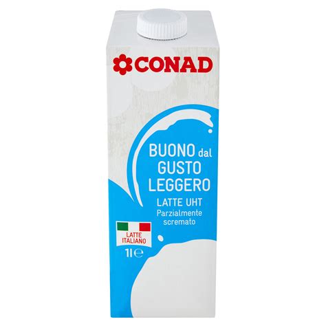 Latte Parzialmente Scremato UHT Leggero 1 L Conad Conad