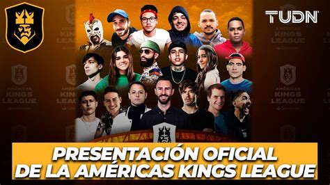 ¡presentaciÓn Kings League Americas 👑⚽ Estos Son Los 12 Equipos Y Sus