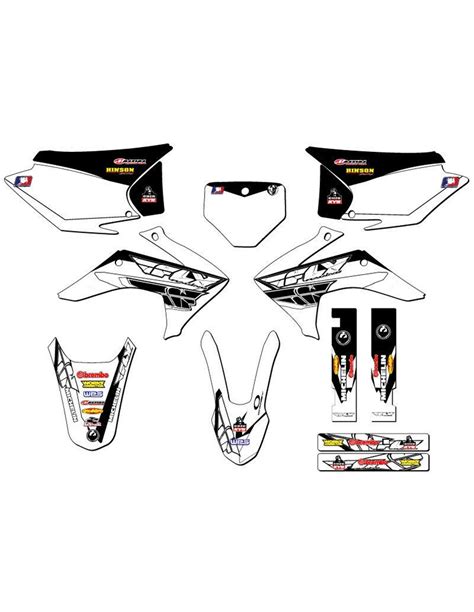 Sticker Set Compatible With Per Honda Crf F Biker Mxpkad