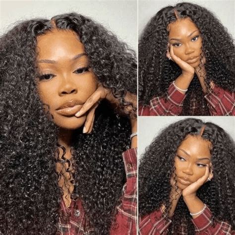 Beautyforever Realistic Lace Front Kinky Curly 150 Density Human Hair Wigs