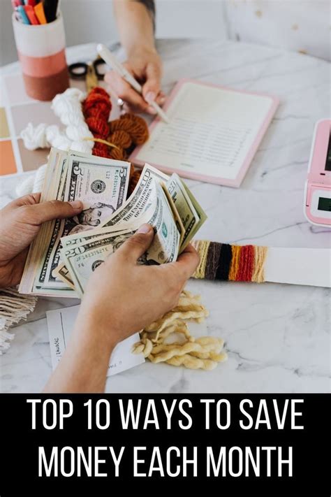 Top 10 Ways To Save Money Each Month Finance Tips Ways To Save