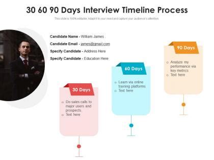 30 Day Timeline Slide Team