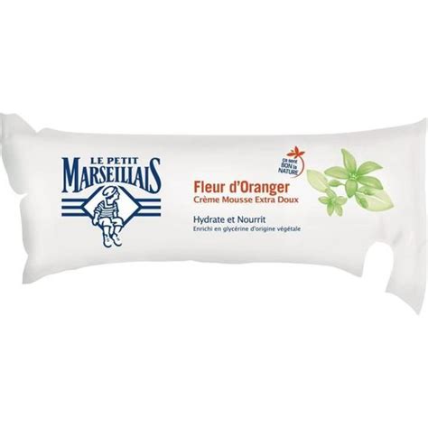 Le Petit Marseillais Crème Mousse Extra Doux Fleur d Oranger Éco