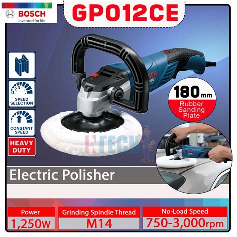 Bosch Gpo Ce Gpo Ce Electric Polisher Mm Shopee Malaysia