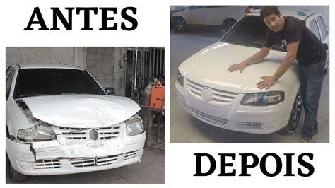 Veja O Antes E Depois Do Que Fizemos No Carro Entrega Do Carro Gol