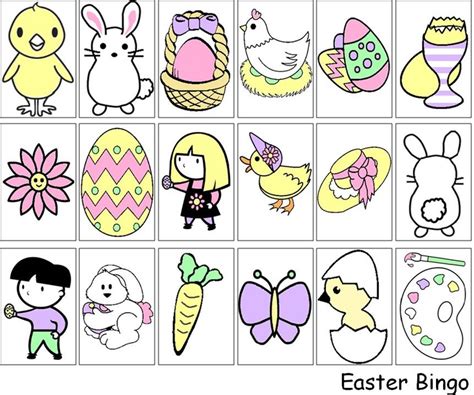 Easter Bingo Printable