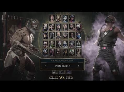 BARAKA VS KABAL MK11 VERY HARD YouTube