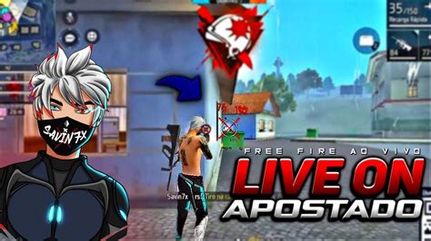 LIVE ON FREE FIRE AO VIVO APOSTADOO FLUXO TWO9 REVELADO PELO