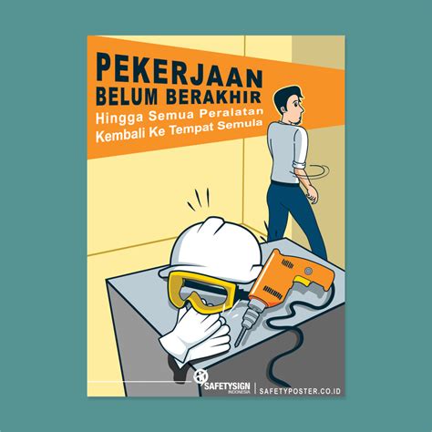 Free Poster - Safety Sign Indonesia