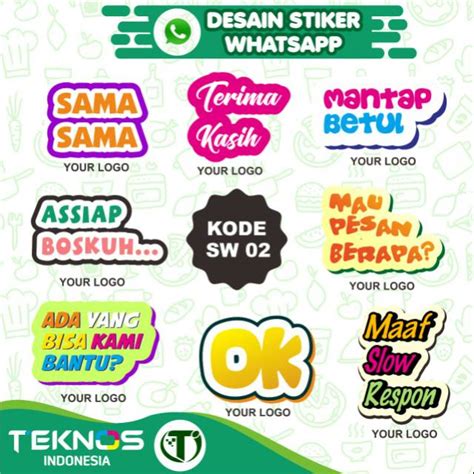 Jual Stiker Sticker Wa Whatsapp Media Branding Shopee Indonesia