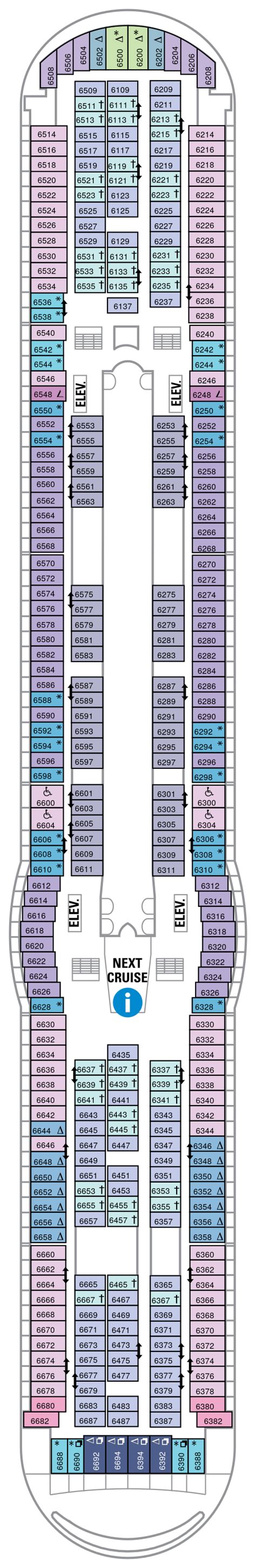 Navigator of the Seas Deck Plans | CruiseInd