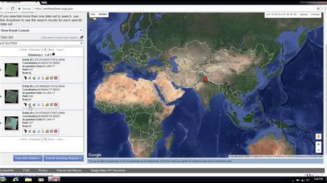 Free Satellite Images Landsat Download From Usgs Earth Explorer Youtube