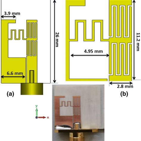 The Open Circuit Termination ACS Fed CRLH Antenna A The 2D Layout B