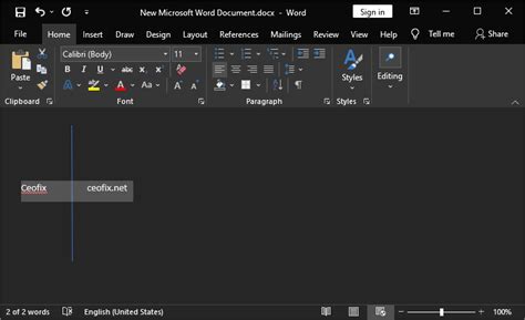 How to Make a Vertical Line in Word?