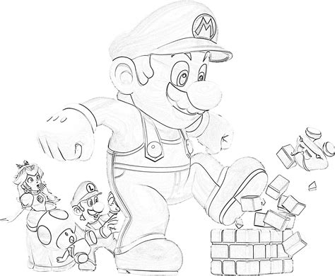 Super Mario Free Printable Coloring Pages Printable Word Searches