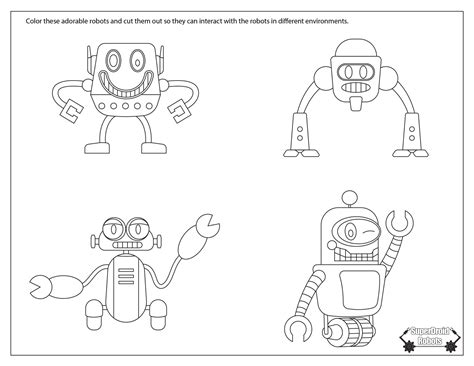 Fun Robot Coloring Pages Superdroid Robots Inspection Robots Tactical Robots Custom Robots