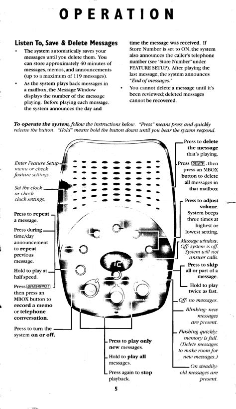 At T Answering Machine User Manual