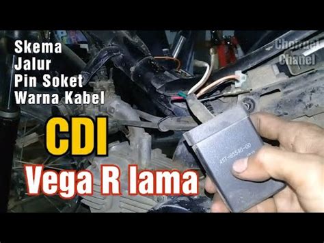 Skema Jalur Warna Kabel CDI Vega R Lama Crypton YouTube