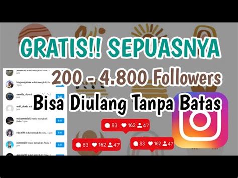 Cara Menambah Followers Instagram Gratis Tanpa Aplikasi Tanpa Batas