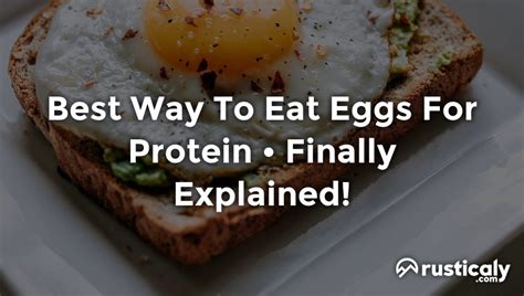 Best Way To Eat Eggs For Protein | Read This First!