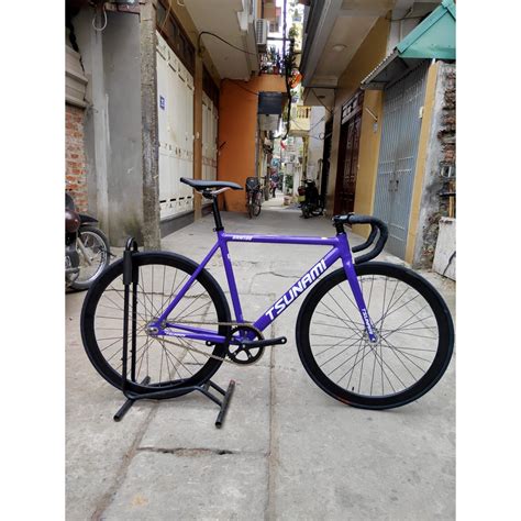 Xe đạp Fixed Gear Tsunami SNM 100 chính hãng cao cấp mới 100 Shopee