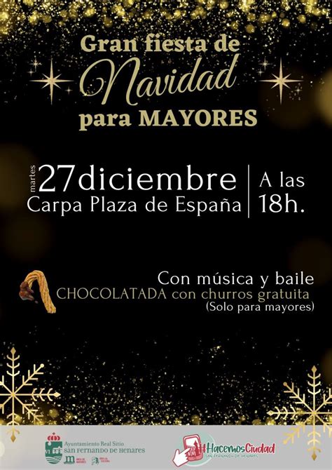 Gran Fiesta De Navidad Para Mayores En La Carpa De Plaza De Espa A