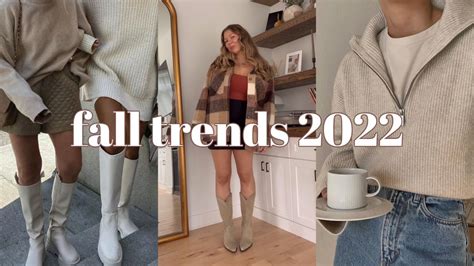 Fall Fashion Trends 2022 Haul What I Ll Be Wearing And How To Style Youtube