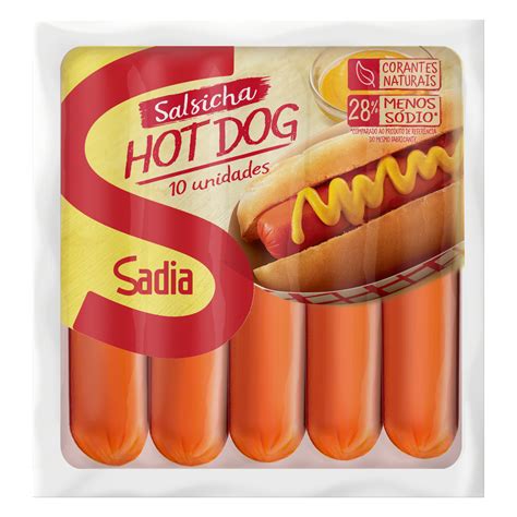 Salsicha Hot Dog Sadia 500g Pão De Açúcar