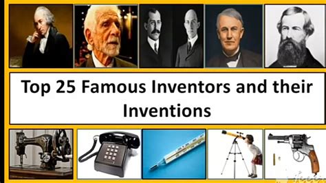 Top 25 Inventors And Their Invention Very Important Gk Questions In