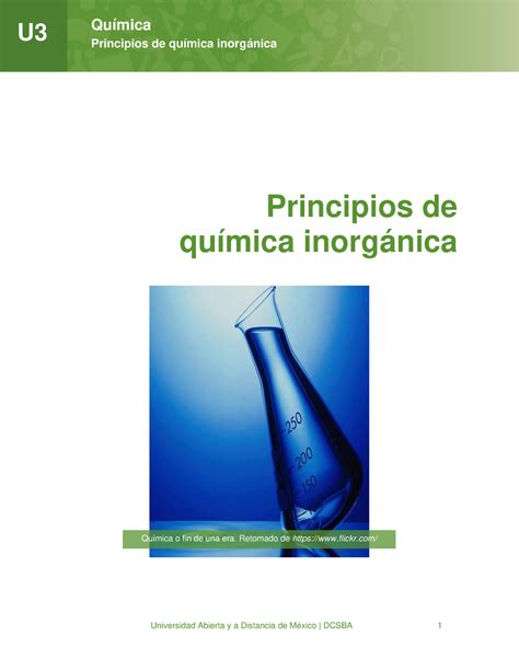 Fundamentos Qu Mica Inorg Nica Principios De Qu Mica