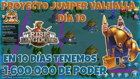 Proyecto Jumper Valhalla Día 10 Nos Preparamos para la toma de los