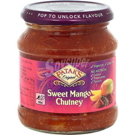 Patak S Salsa Mango Chutney 340 G