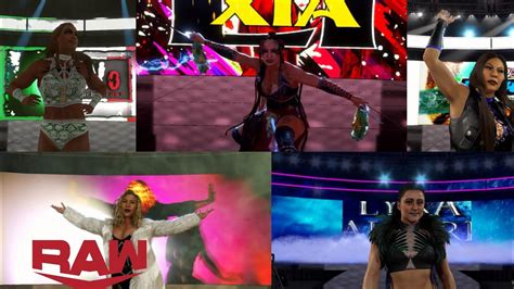 WWE 2K24 RAW NO 1 CONTENDER 5 WOMAN GAUNTLET MATCH WINNER FACES LIV