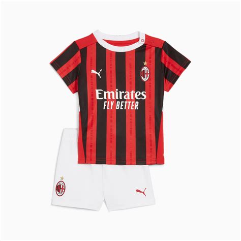 AC Milan 24 25 Heimtrikot Baby Kit Kleinkinder Red PUMA