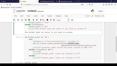 Create Aws S3 Bucket Using Python Youtube