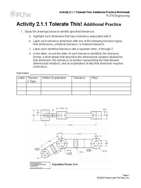 Activity 211 Tolerate This Additional Practice Pdf