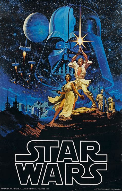 Star Wars: Episode IV - A New Hope (1977) Movie Poster 24"x36" : Amazon ...