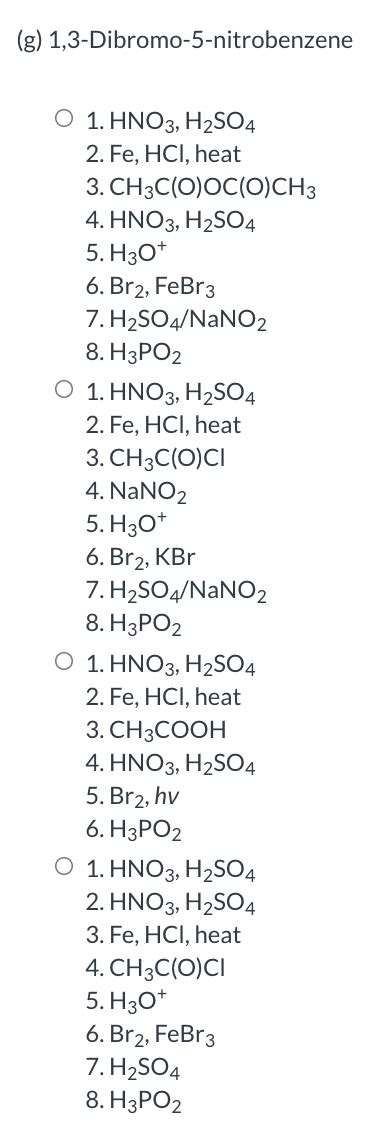 Solved Starting With Benzene Or Toluene Outline A Synthesis Chegg