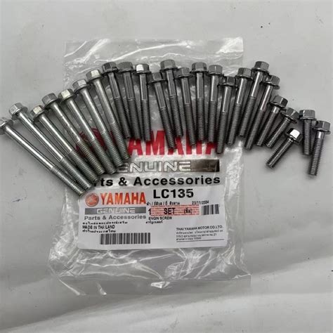 Yamaha Lc135 V1 V2 V3 V4 V5 V6 V7 V8 Engine Screw Set Complete Set Skru