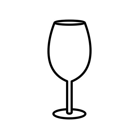 Wine Glass Vector Icon 14416327 Vector Art At Vecteezy