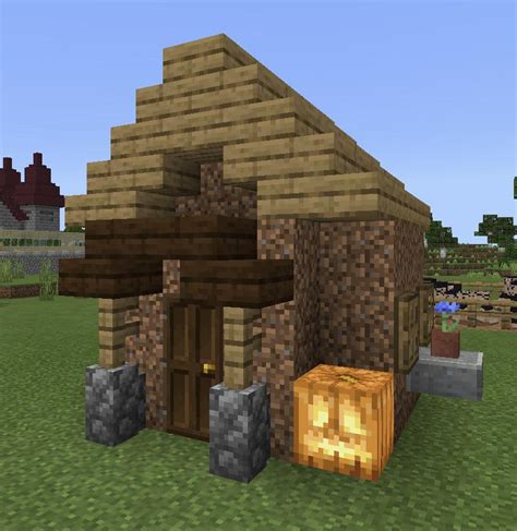 How do u guys like my dirt hut? : Minecraft