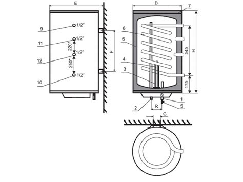 ELEKTROMET BOJLER 120L VENUS PLUS GRZAŁKA PRAWY 8779811344