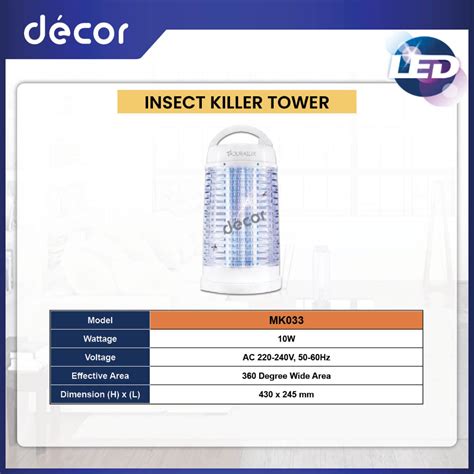 High Efficient Degree Insect Killer Tower Duralux Mk Md De