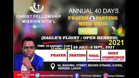 Day Of Our Annual Days Prayer And Fasting Eagle S Flight And Open