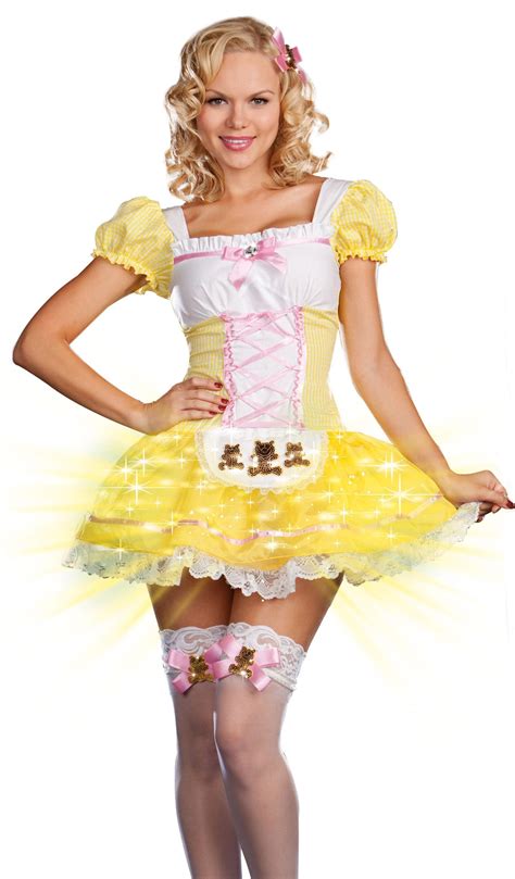 Ladies Glowing Goldilocks Costume